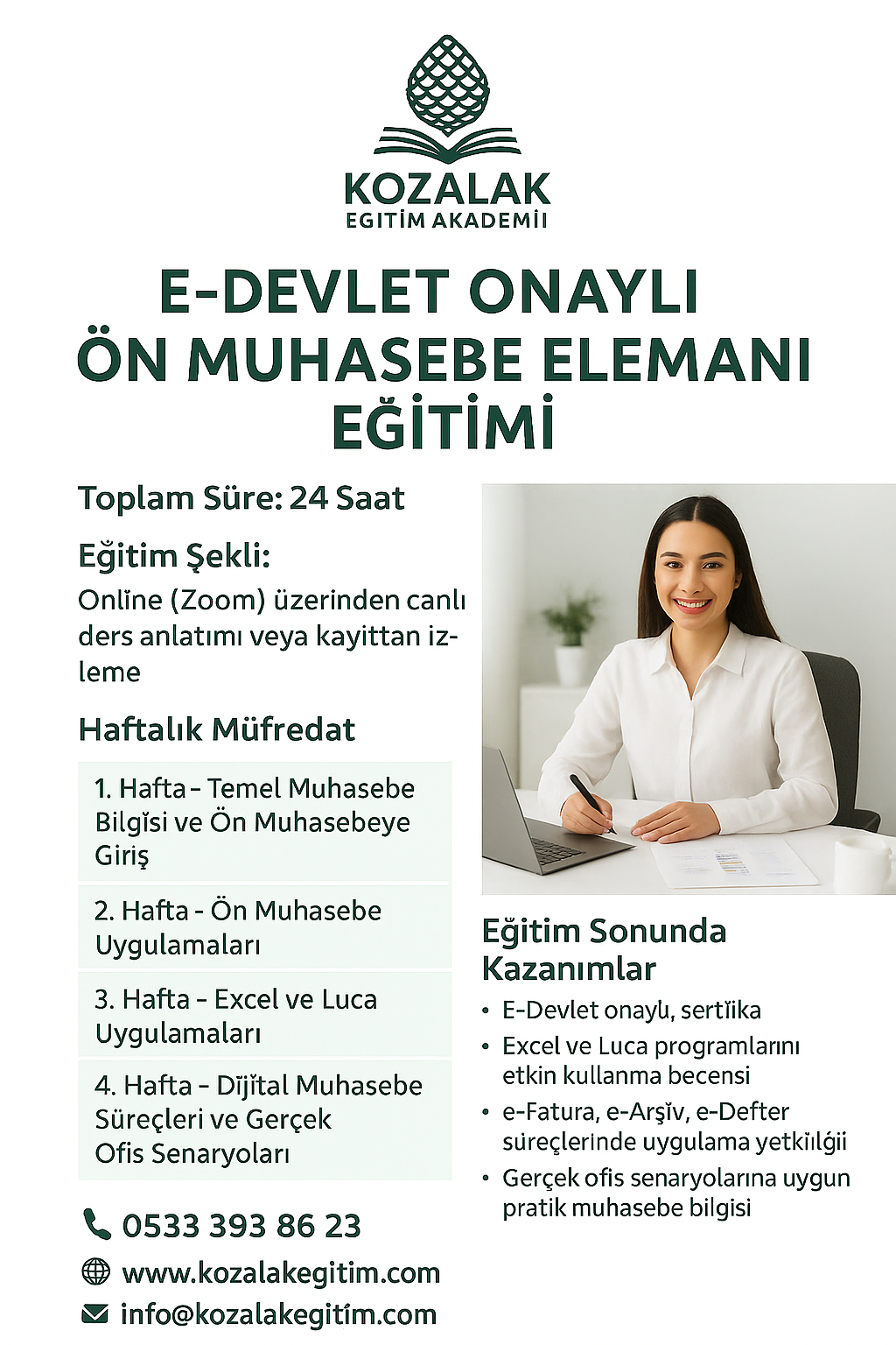 ÖN MUHASEBE ELEMANI EĞİTİMİ